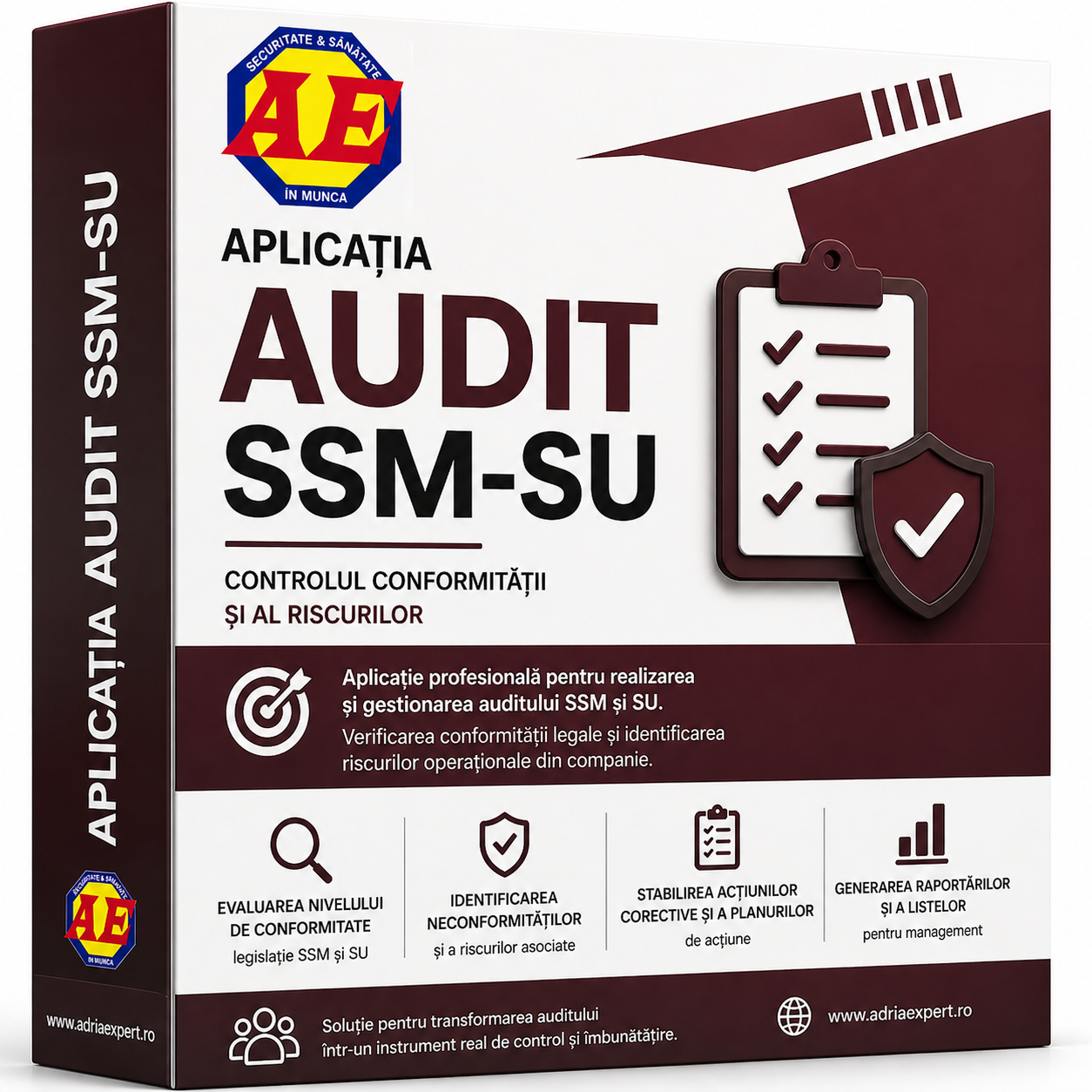 Aplicația Audit SSM-SU pentru controlul conformității
