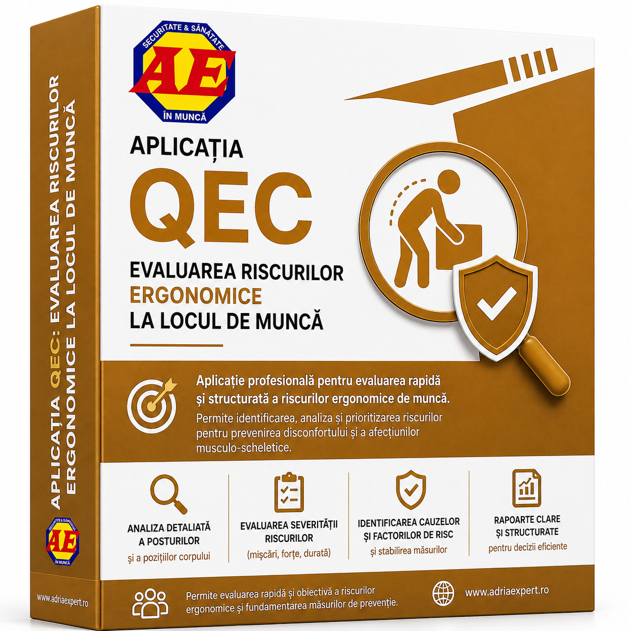 Aplicația QEC pentru evaluarea riscurilor ergonomice